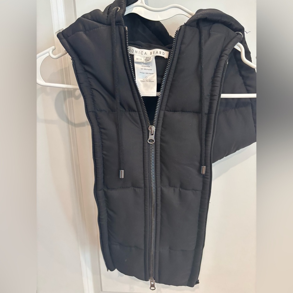 Veronica Beard Removable Black Puffer Dickey